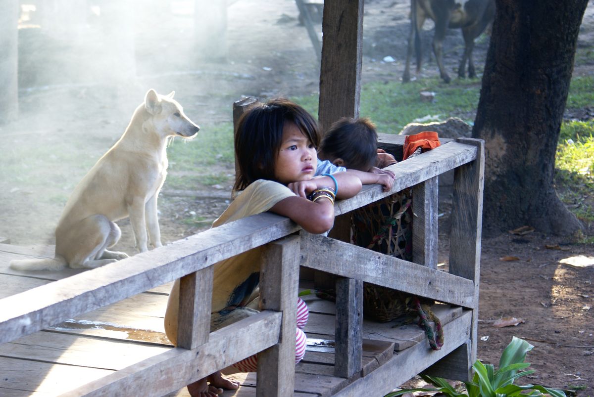 een ochtend in Laos