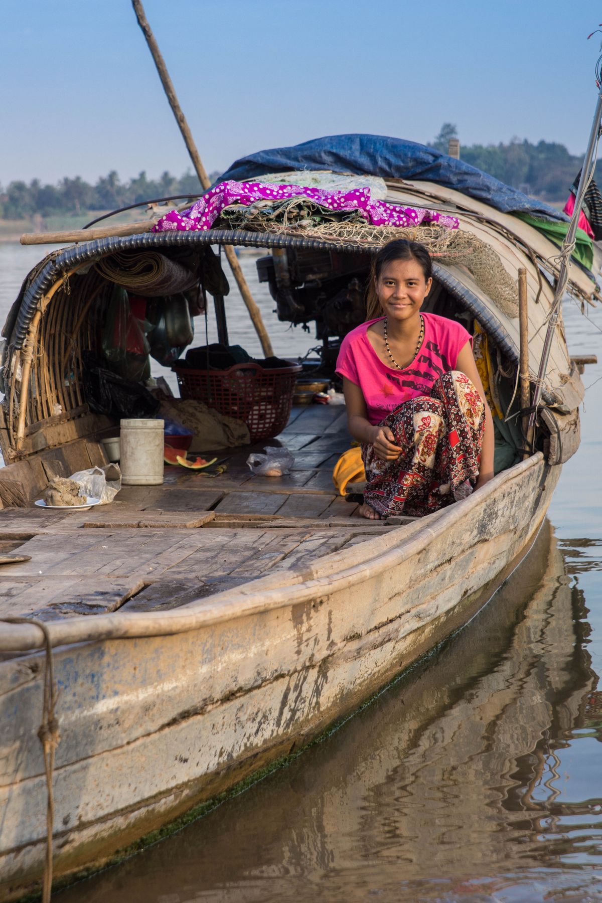 Ile de Koh Dach .Femme de pécheur