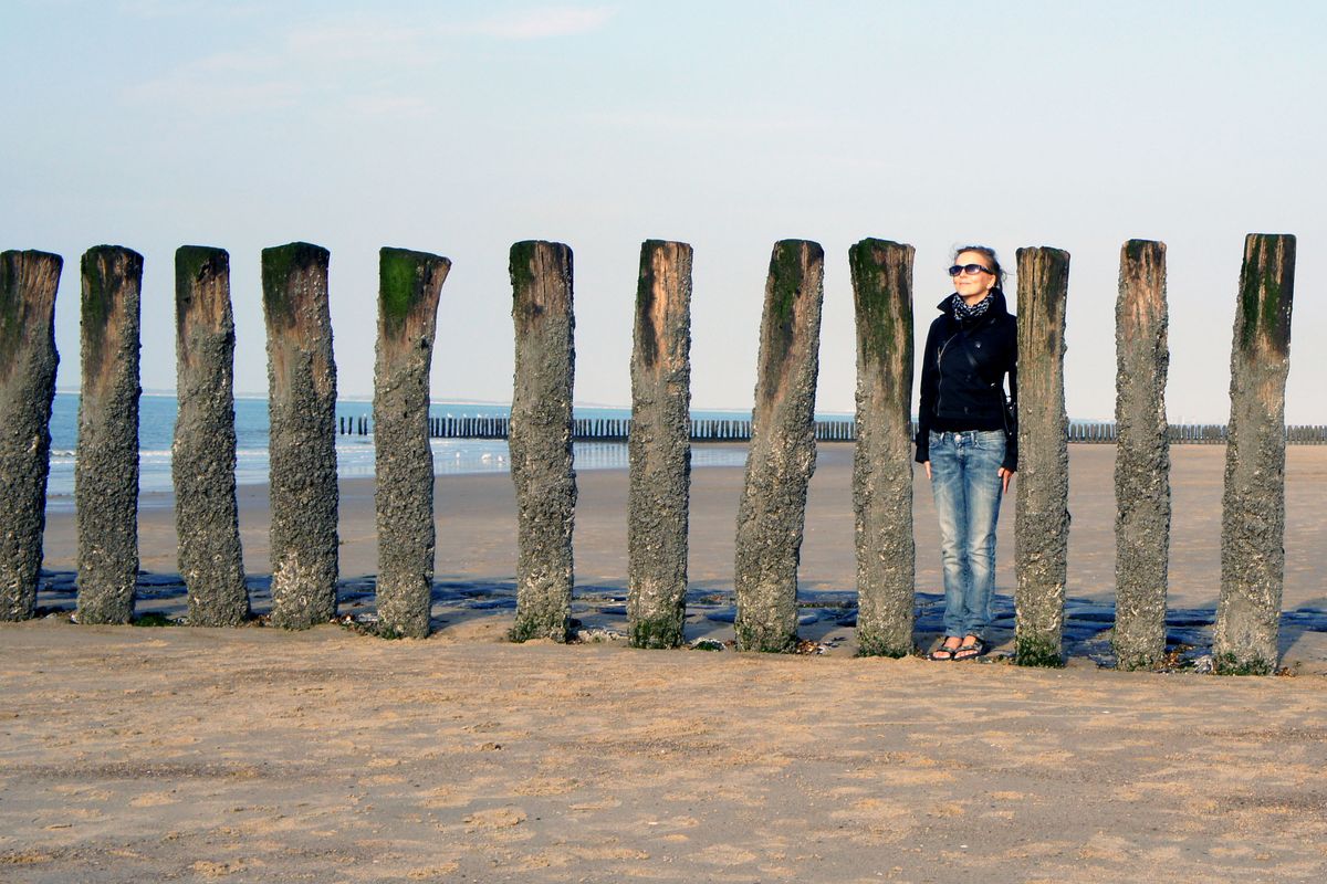 Me at the Dutch seaside