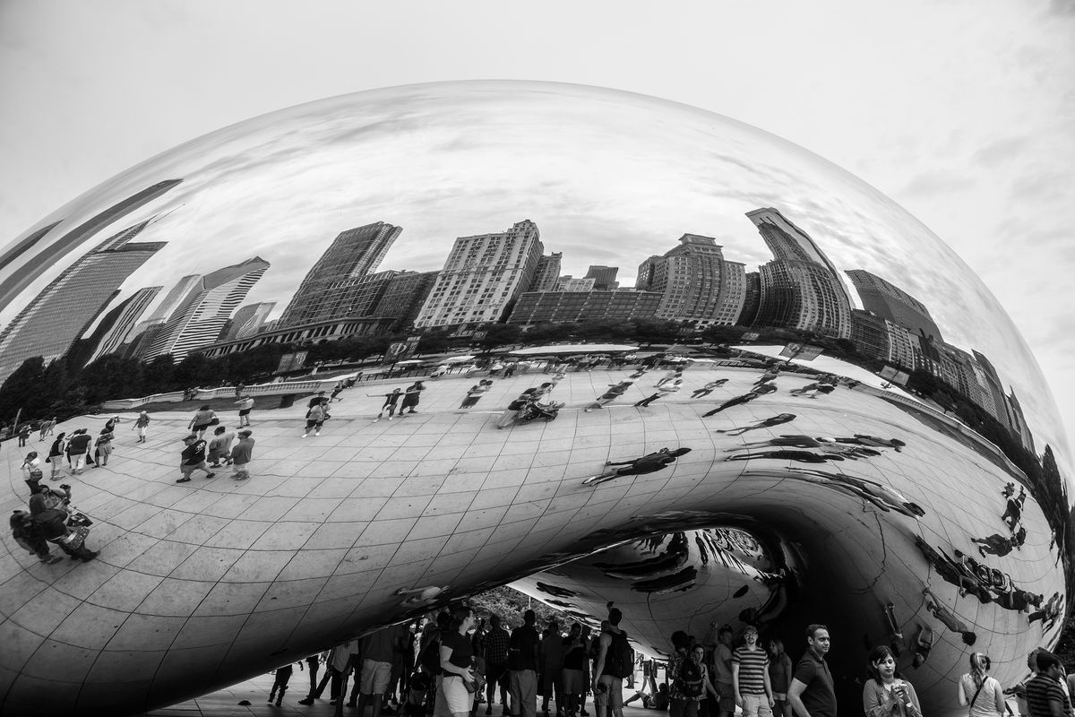 The Bean at Millennium Park. Chicago