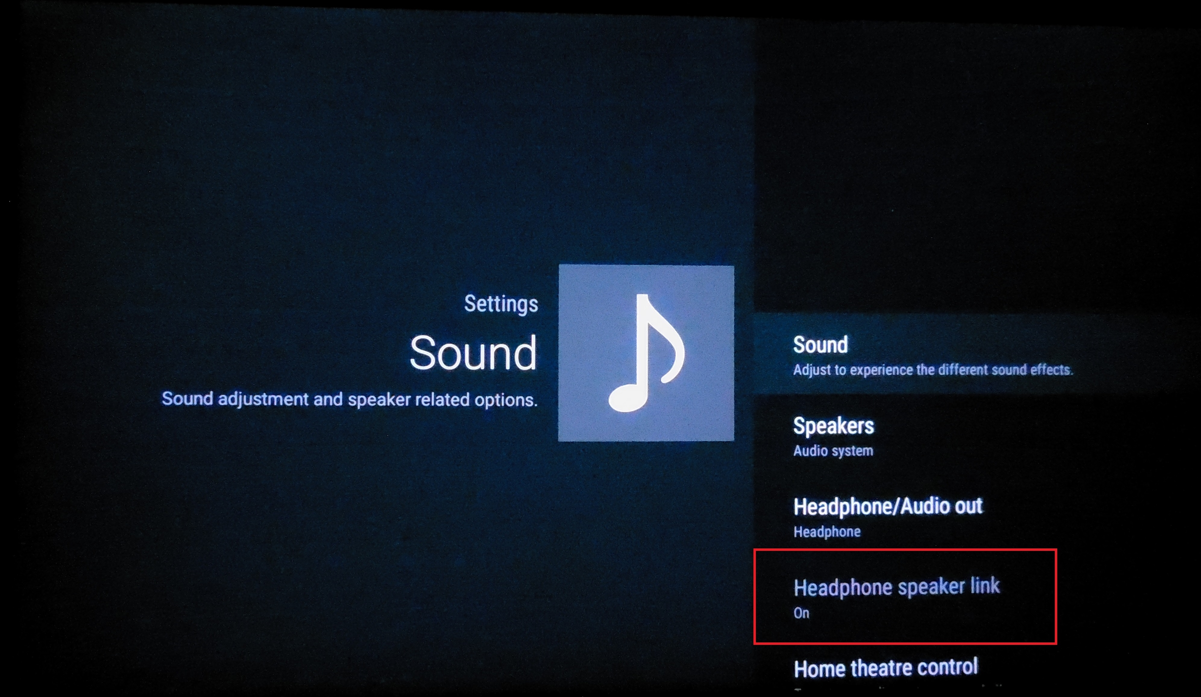 Android TV - Sound Settings.JPG