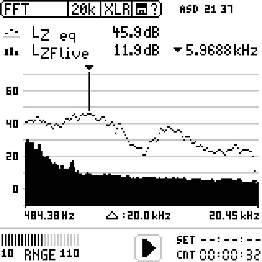 Sine sweep - Full scale - Full flat