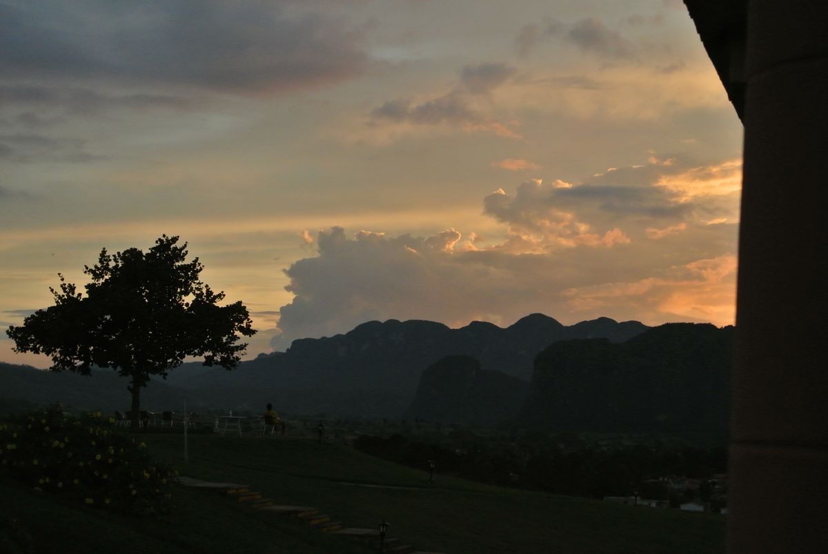 Sunset in Vinales, Cuba